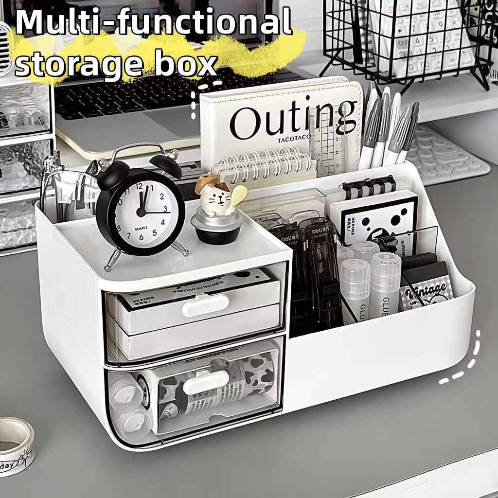 1Pcs Desktop Cosmetics Organiz - Desk Drawer Unit reseña y precio