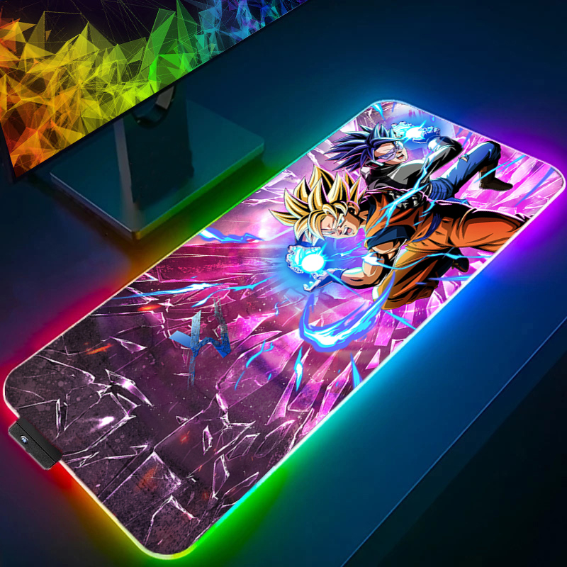 LED Mouse pad Dragon Ball Comp - Desk Setup Rug reseña y precio
