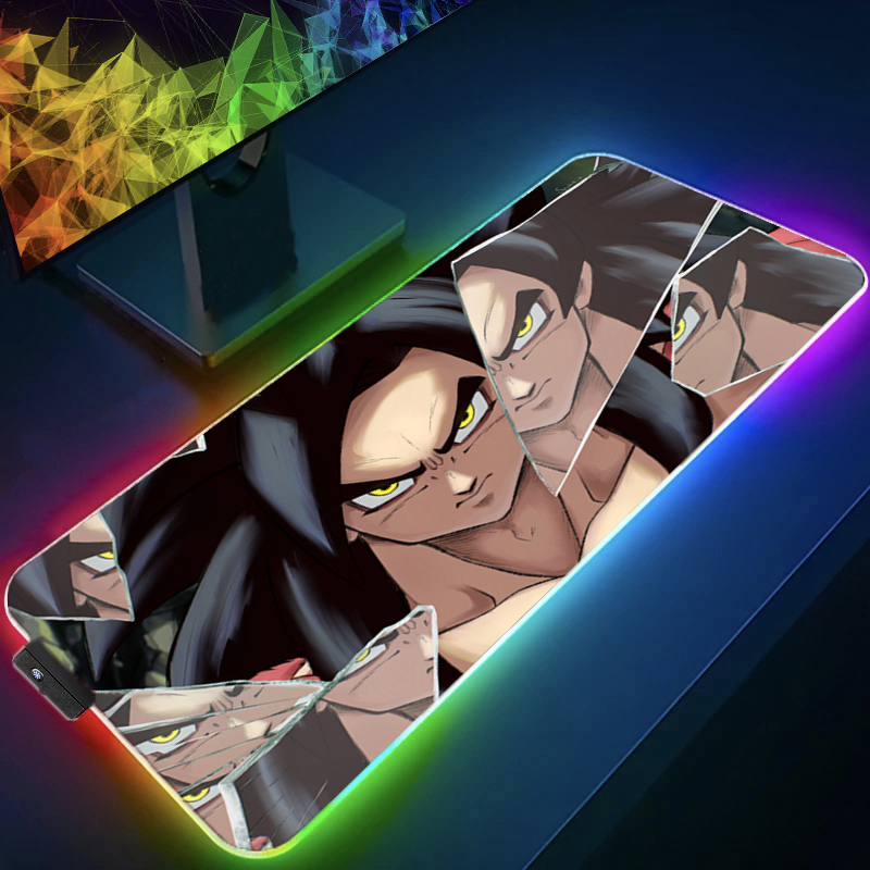LED Mouse pad Dragon Ball Comp - Desk Setup Rug reseña y precio