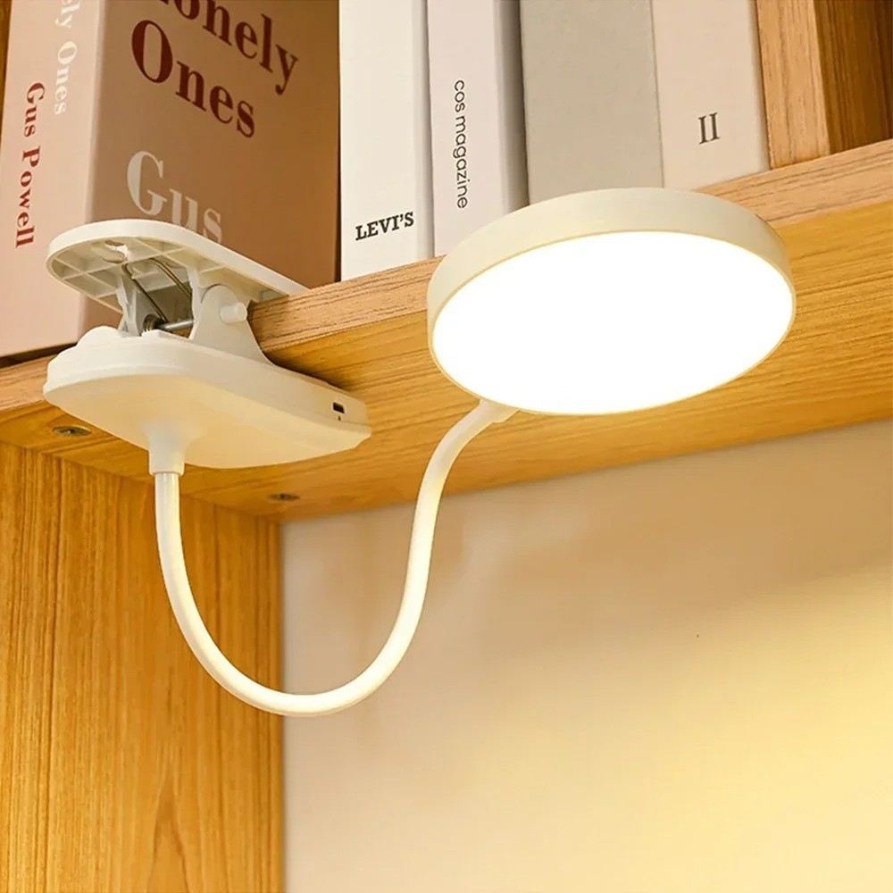 Portable USB Rechargeable Clip - Led Desk Light Usb reseña y precio