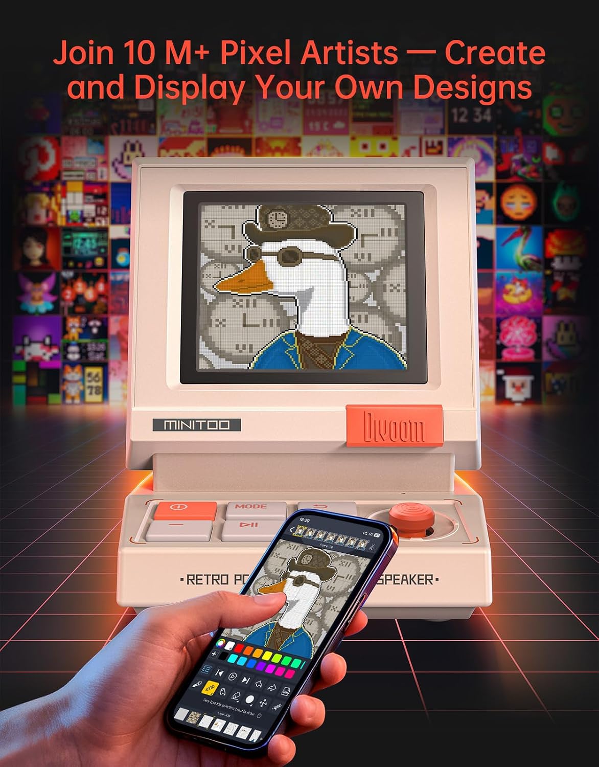 Retro PC-Style Mini Speaker wi - Desk Setup Gaming Pc reseña y precio