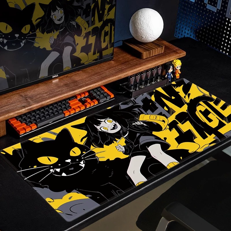 Anime Black Cat Gaming Mouse P - Desk Setup Gaming Pc reseña y precio