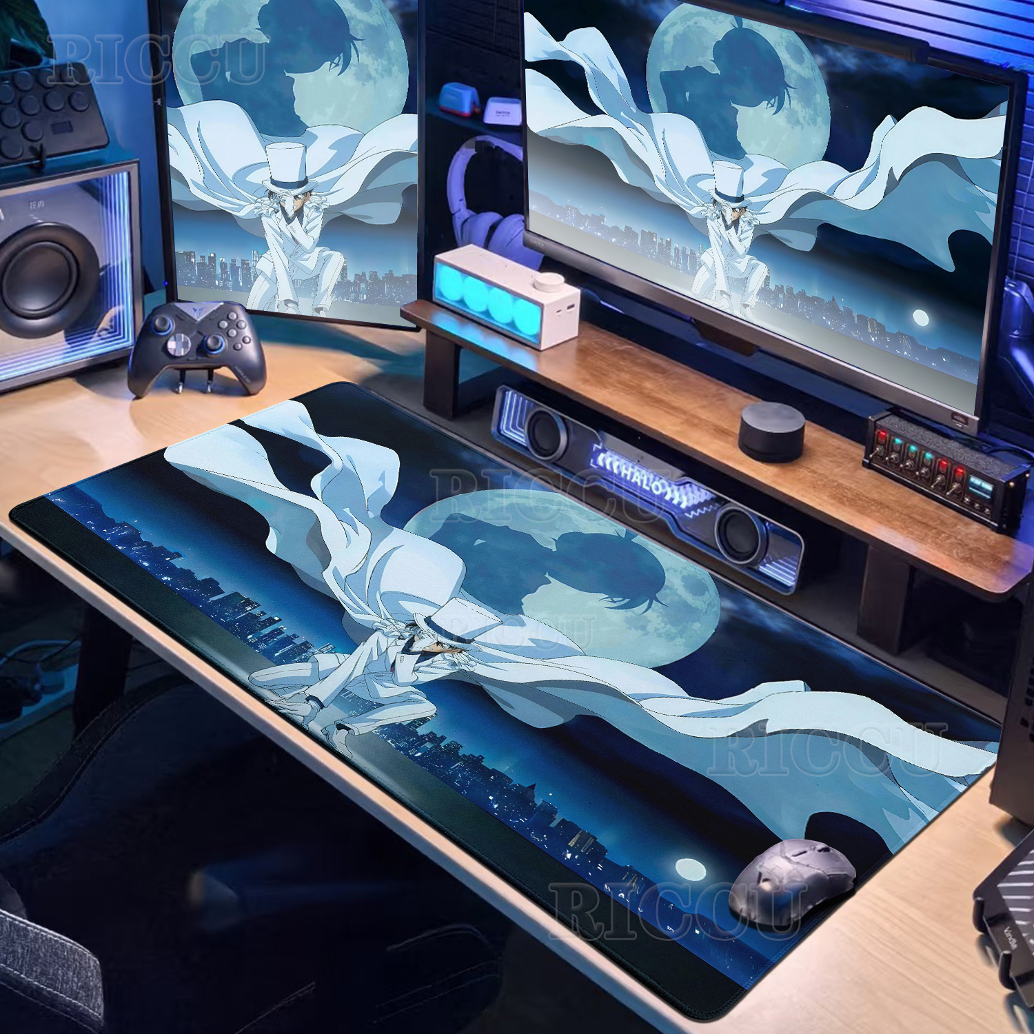 Anime D-Detective Conan Mouse  - Desk Setup Pc And Laptop reseña y precio