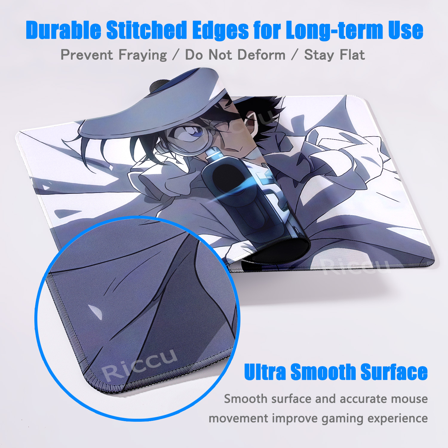 Anime D-Detective Conan Mouse  - Desk Setup Pc And Laptop reseña y precio