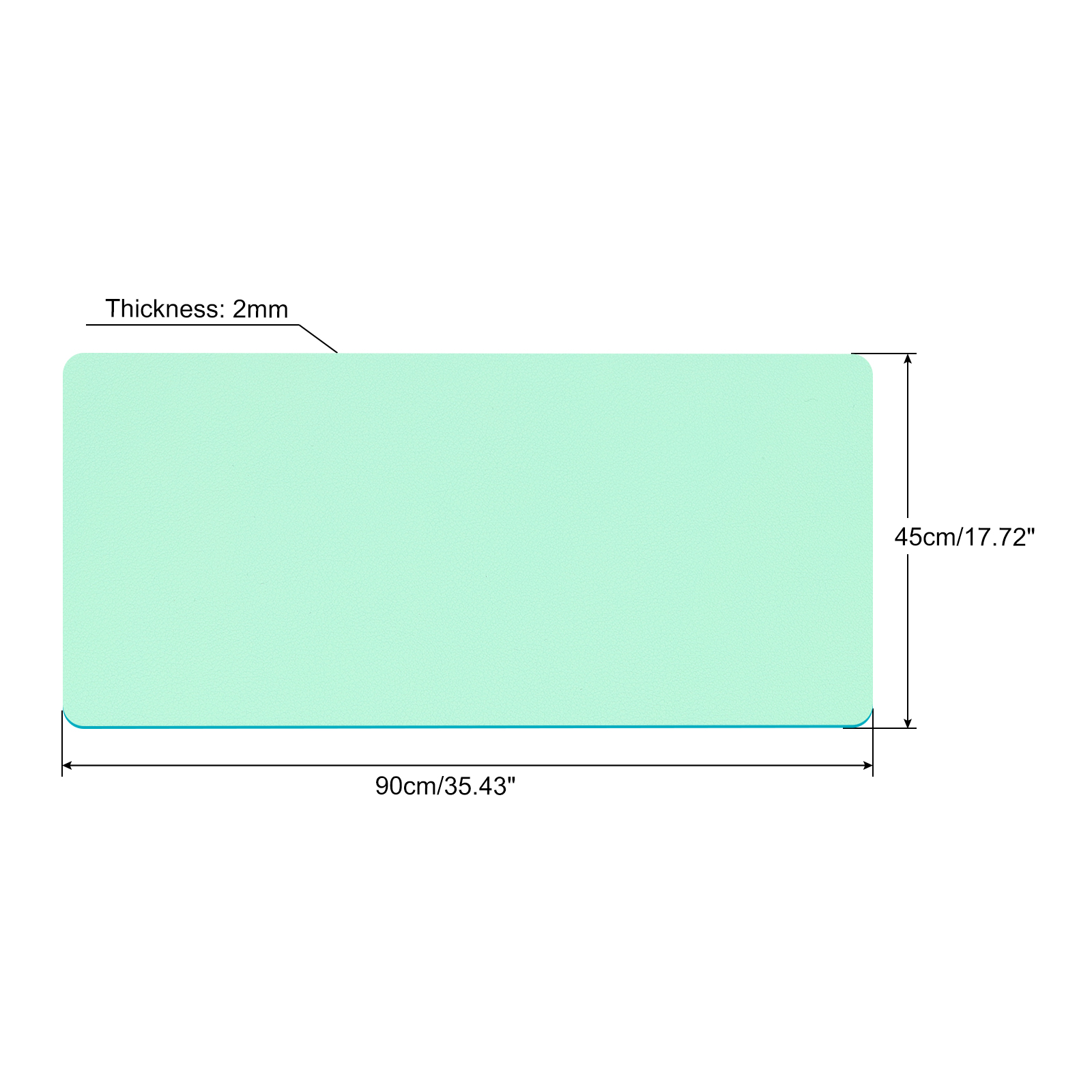 Office Desk Mat Protector PU L - Desk Setup Rug reseña y precio