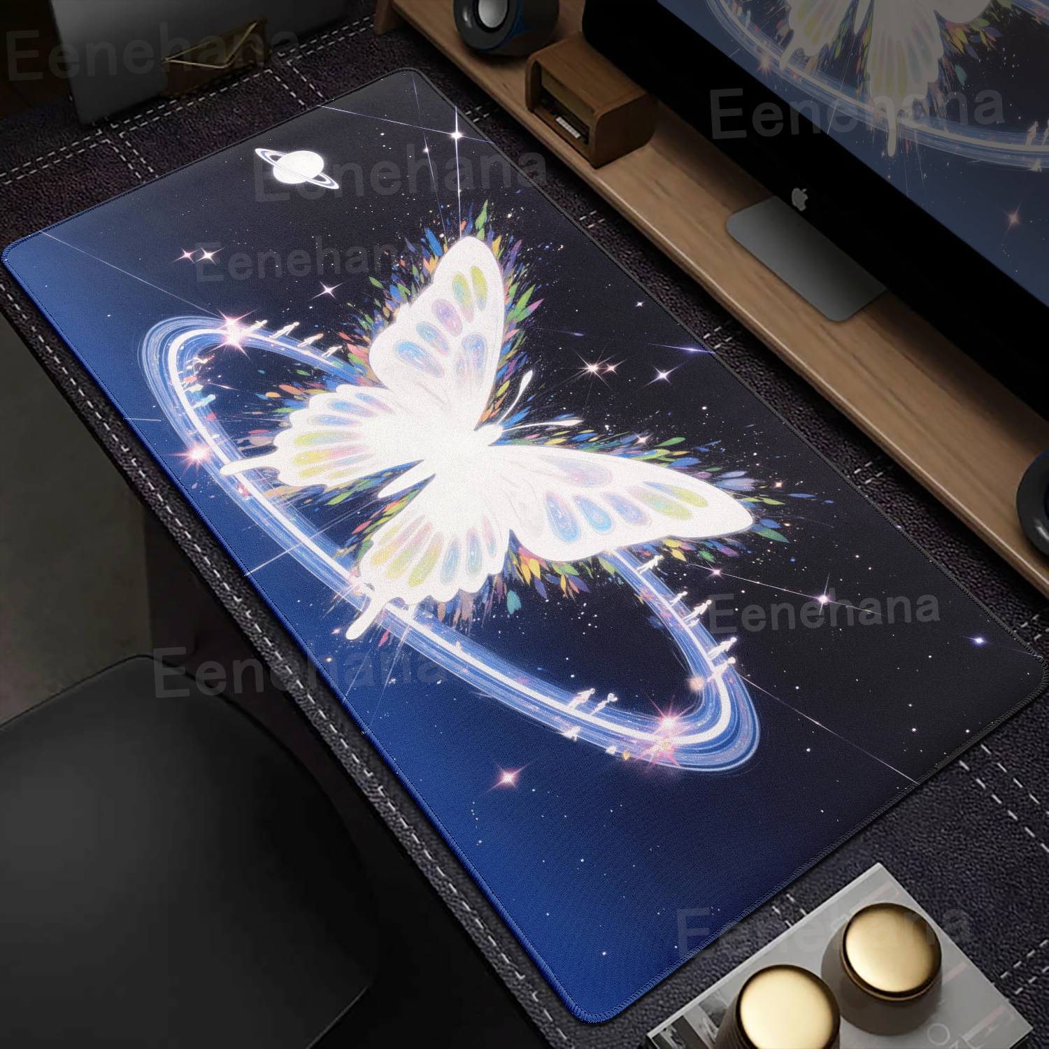 Butterfly Flower Mouse Pad Key - Desk Setup Pc And Laptop reseña y precio