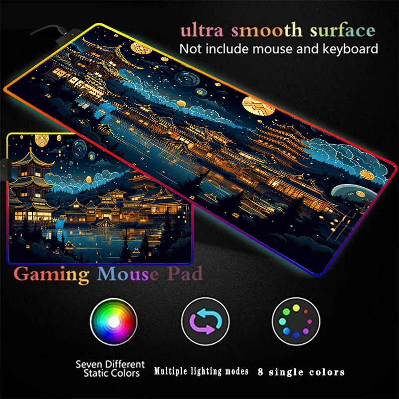 Chinese Architecture At Night  - Desk Setup At Office reseña y precio