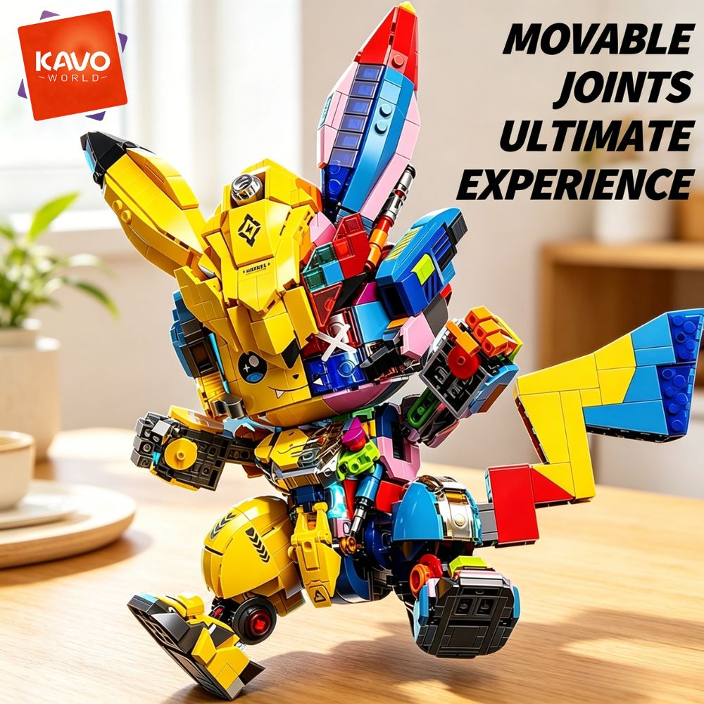 KAVOWORLD 1505PCS DIY Mecha Mo - Desk Setup Build reseña y precio