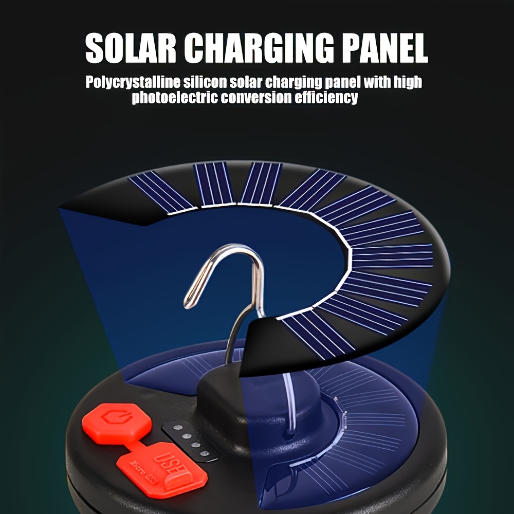 Solar Camping Lantern,Portable - Led Desk Light Usb reseña y precio