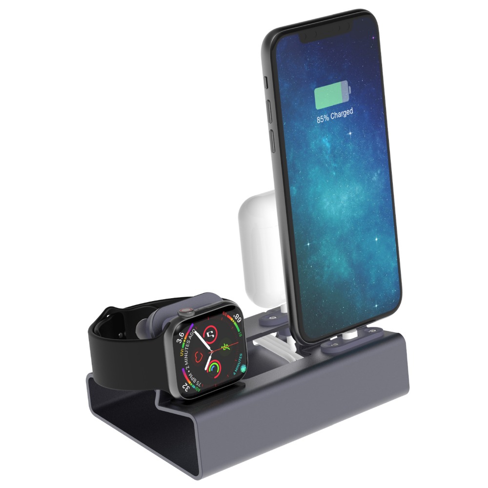 Charging Dock Station Stand Ho - Desk Setup Apple reseña y precio