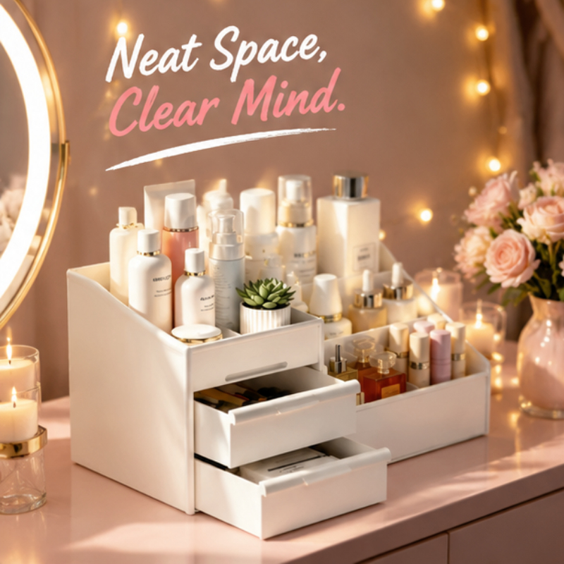 Small White Drawer Style Plast - Desk Drawer Unit reseña y precio