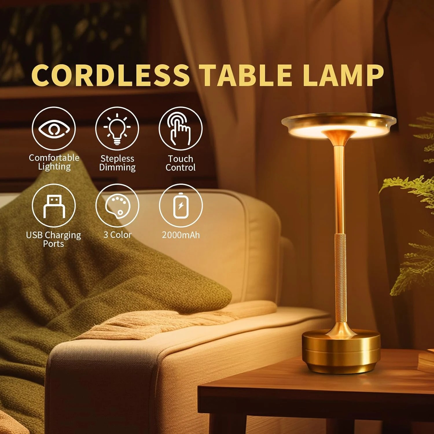 GGbingo Alloy Table Lamp Bedro - Led Desk Light Usb reseña y precio