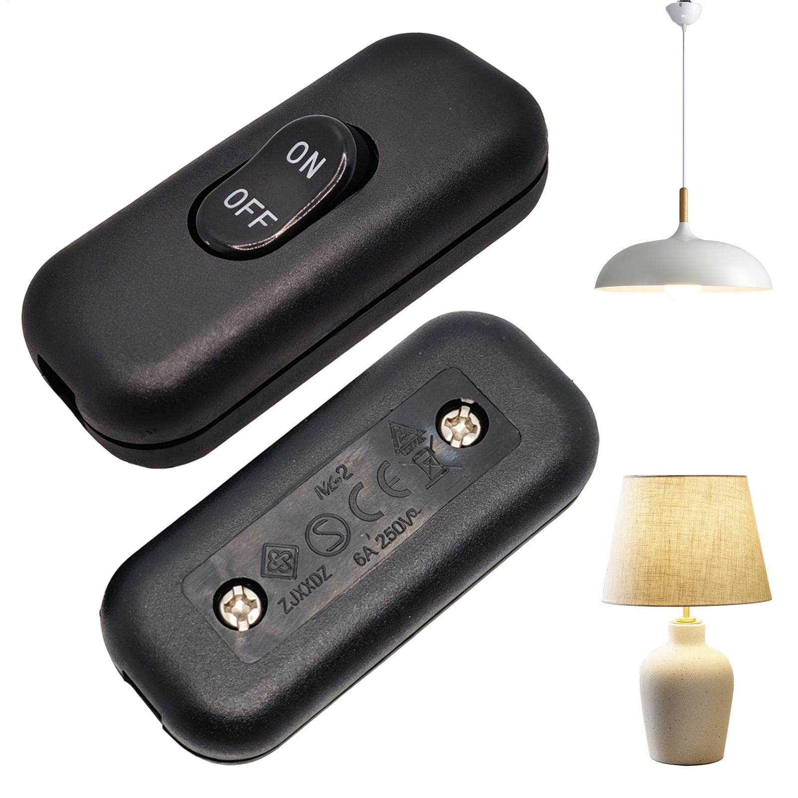 2pcs 6A 250V Inline Cord Switc - Desk Setup On Bed reseña y precio