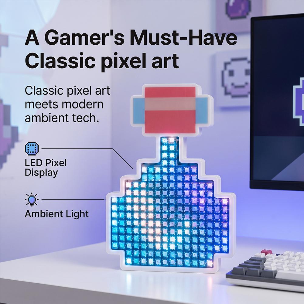 Pixel Potion Bottle Light Shak - Led Desk Light Usb reseña y precio