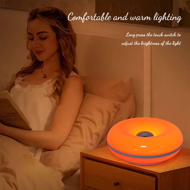 US Patented Retro-Modern Donut - Desk Setup Lighting reseña y precio