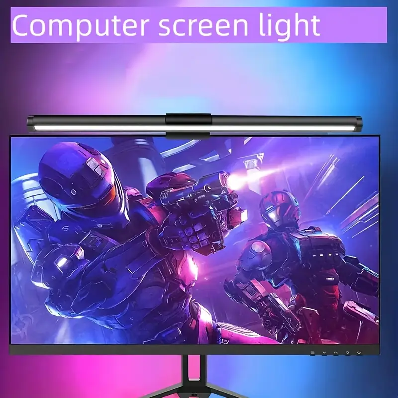 40CM RGB Atmosphere Table Lamp - Desk Setup Lighting reseña y precio