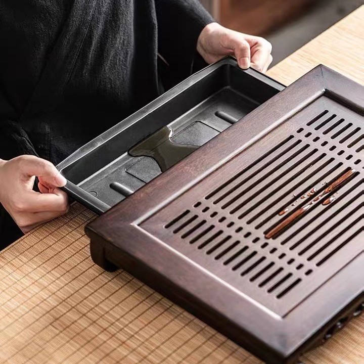 Wooden Tea Set with Water Stor - Desk Drawer Unit reseña y precio
