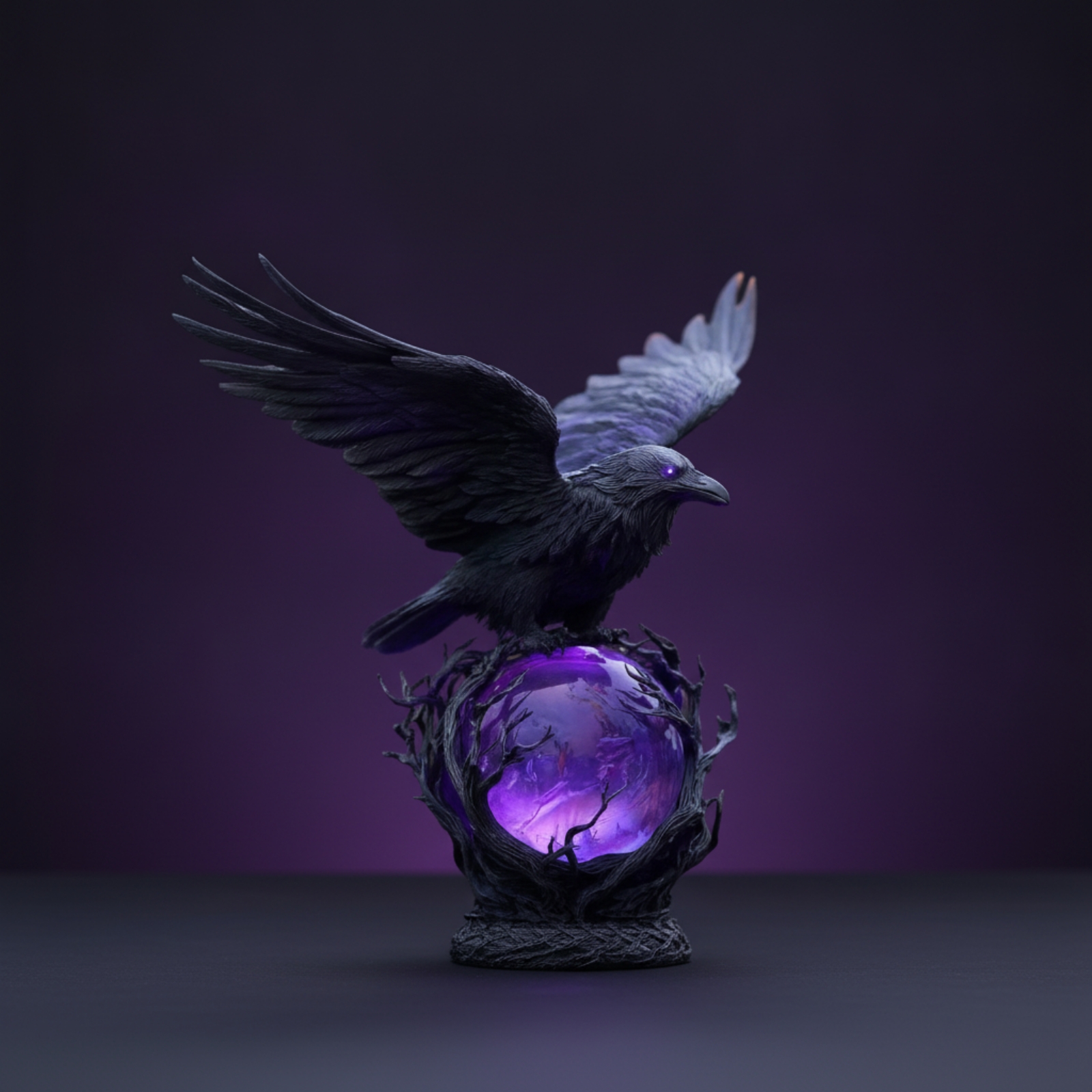 Crow Figurine with Light USB-P - Led Desk Light Usb reseña y precio