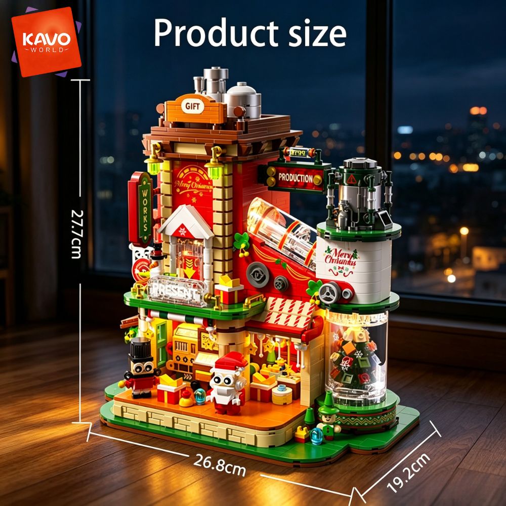 KAVOWORLD 2775PCS Christmas Gi - Desk Setup Build reseña y precio