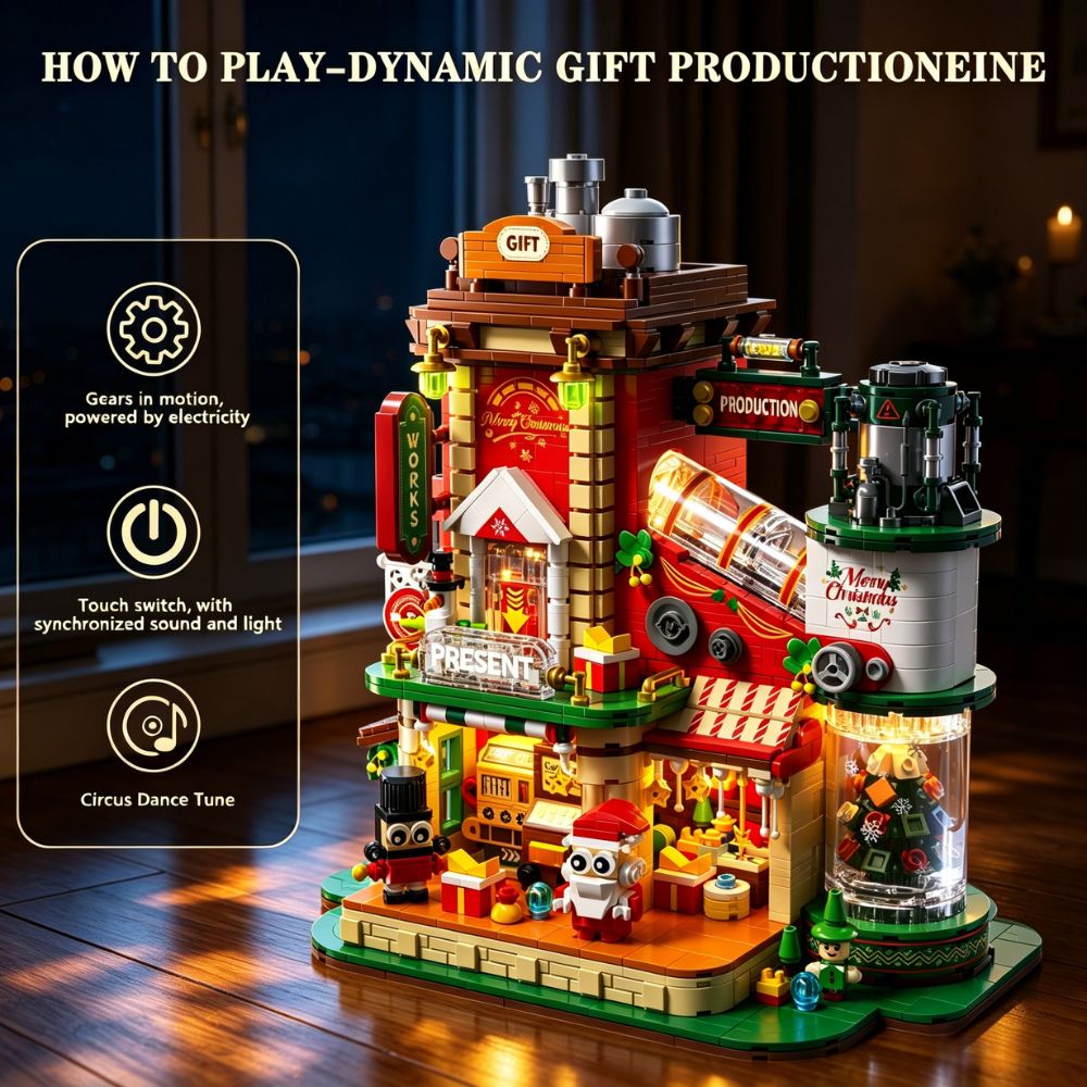 KAVOWORLD 2775PCS Christmas Gi - Desk Setup Build reseña y precio
