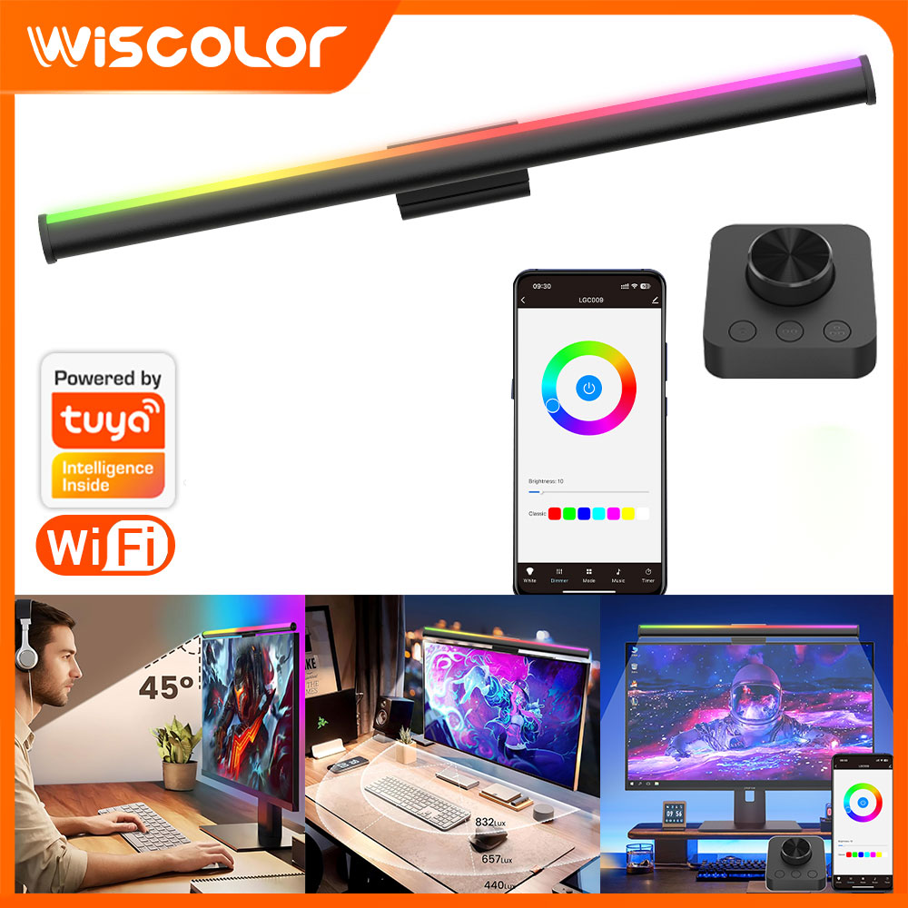 RGB Lightbar Monitor Light Bar - Desk Setup On Bed reseña y precio